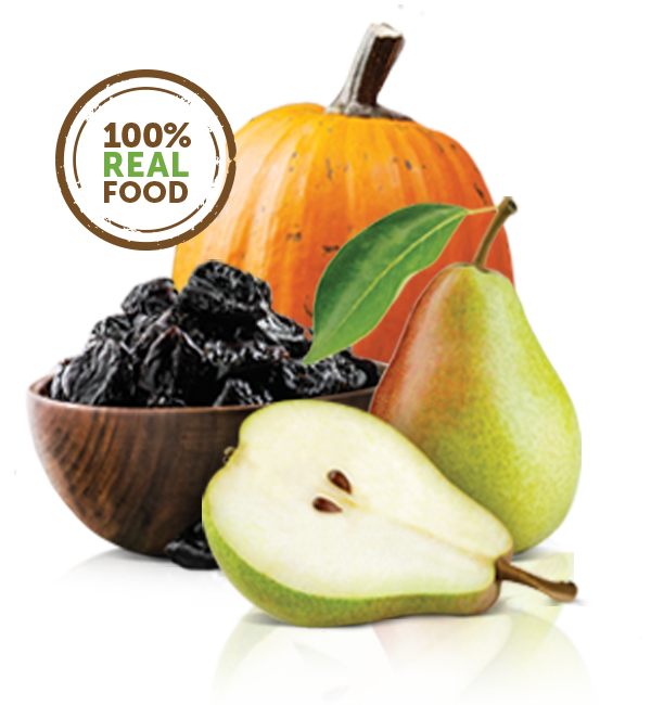 Real Food Blends Mini - Prunes, Pears, Pumpkin - for Feeding Tubes, 4 Oz  Pouch (Pack of 12 Pouches)