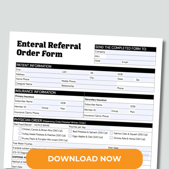 Helpful Downloads - Tube Feeding Information for Registered Dieticians